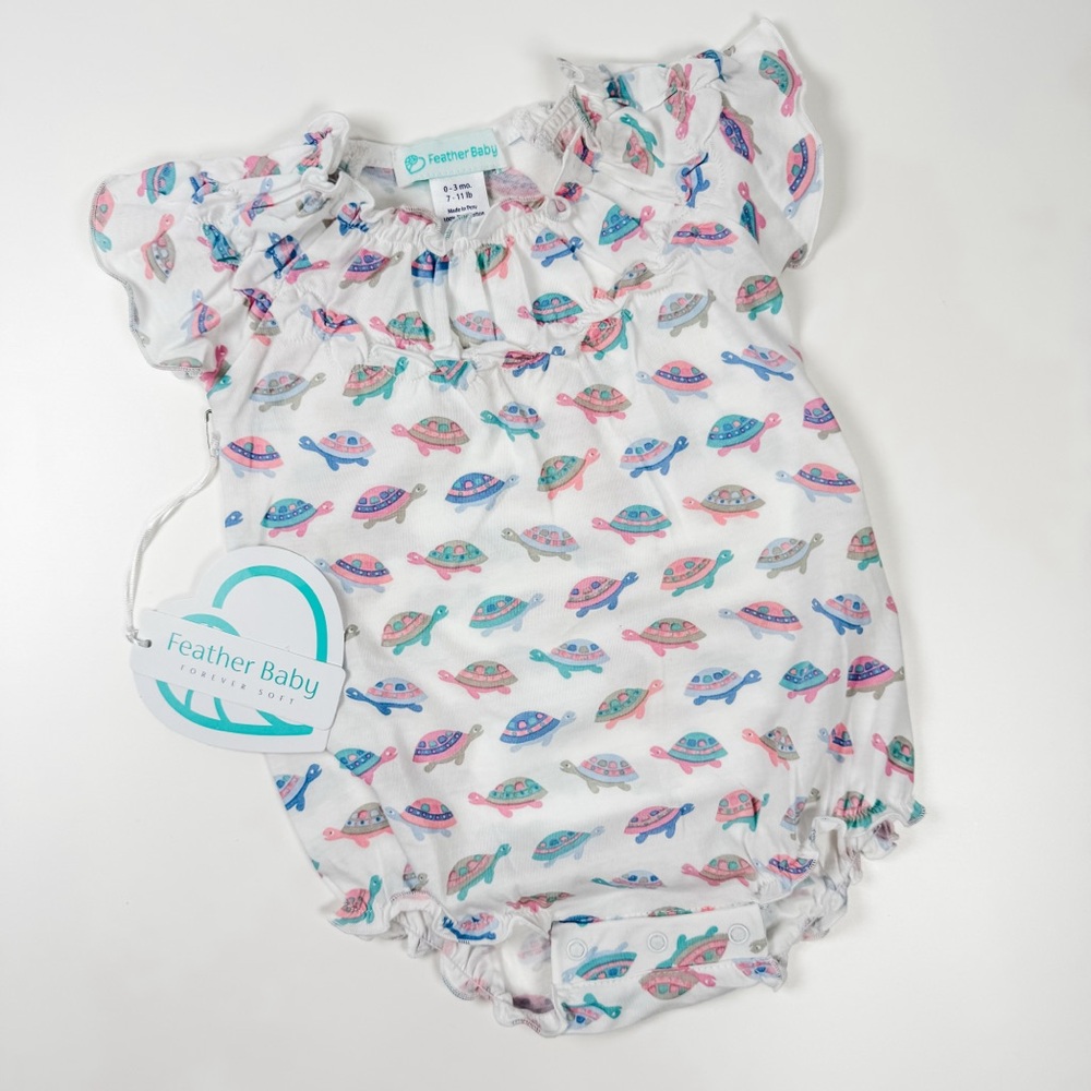 Feather Baby Turtle Bubble